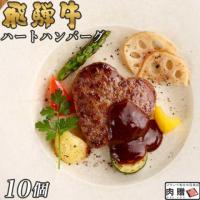 飛騨牛 ハートハンバーグ 食べ比べ ギフト 10個セット(A5・A4等級)
